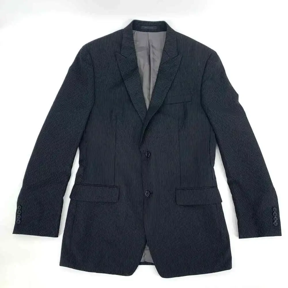 Michael Kors Men’s 42L (Large) Pinstripe Wool Sports Coat/Blazer Lined